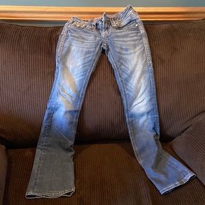 Size 24 Rock Revival Boot Cut Caress Jeans.
